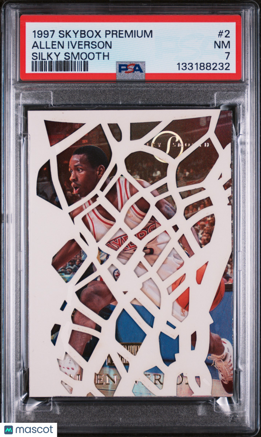 1997-98 Skybox Premium Allen Iverson Silky Smooth PSA 7