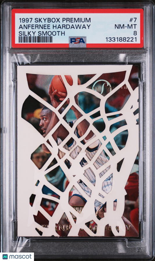 1997-98 Skybox Premium Anfernee Hardaway Silky Smooth PSA 8 Pop 2