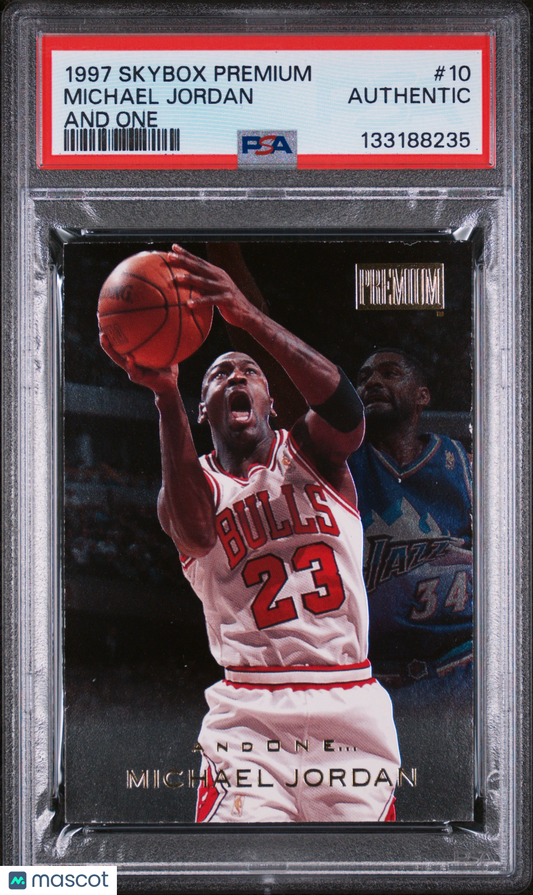 1997-98 Skybox Premium Michael Jordan And One PSA Authentic