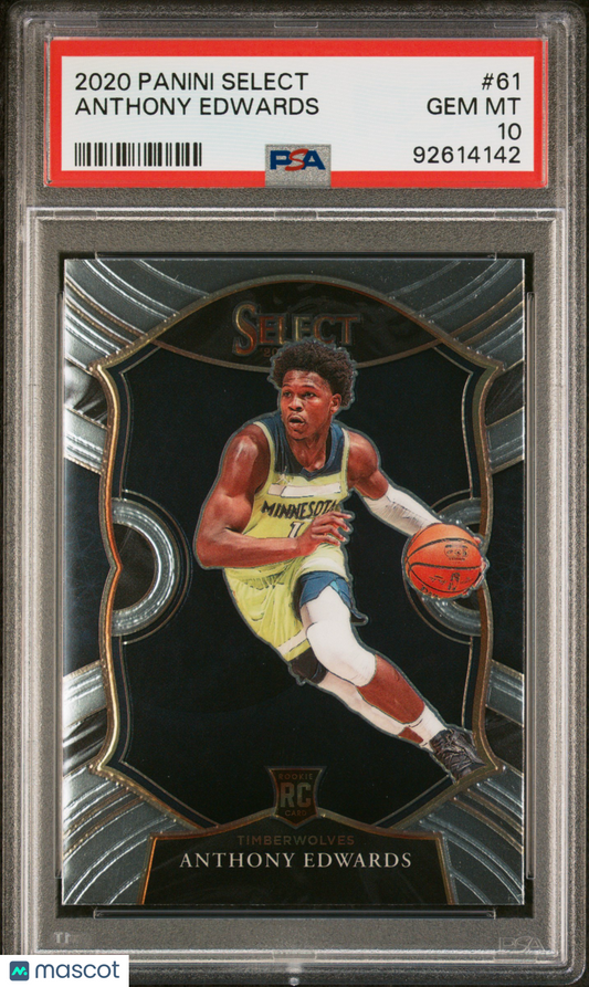 2020-21 Select Anthony Edwards Select Rookie PSA 10