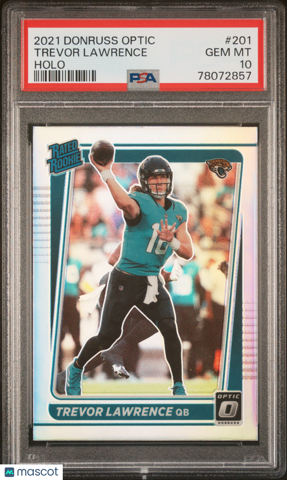 2021 Optic Trevor Lawrence Rookie Holo PSA 10