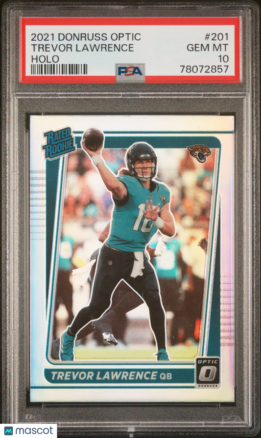 2021 Optic Trevor Lawrence Rookie Holo PSA 10