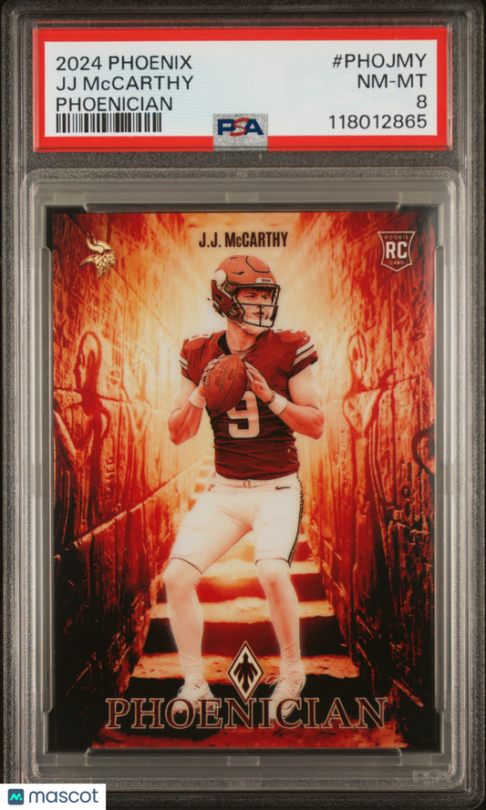 2024 Phoenix JJ Mccarthy Phoenician Rookie SP PSA 8