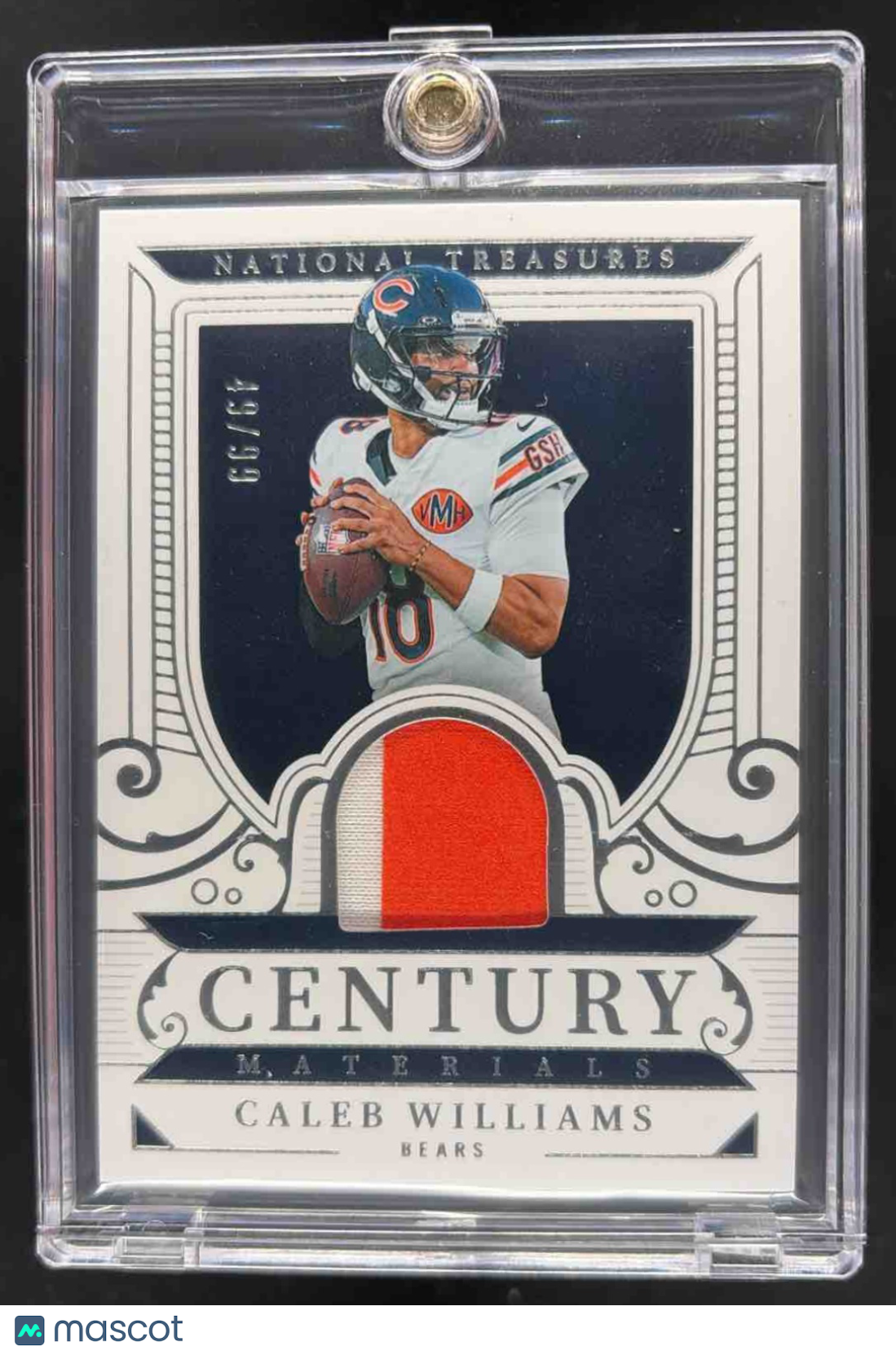 2025 Panini National Treasures Caleb Williams Patch /99 #CM-CWS