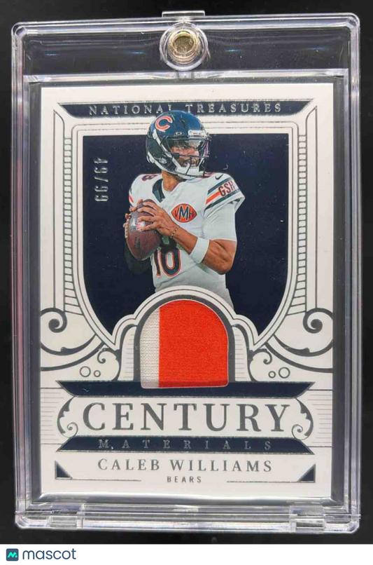 2025 Panini National Treasures Caleb Williams Patch /99 #CM-CWS