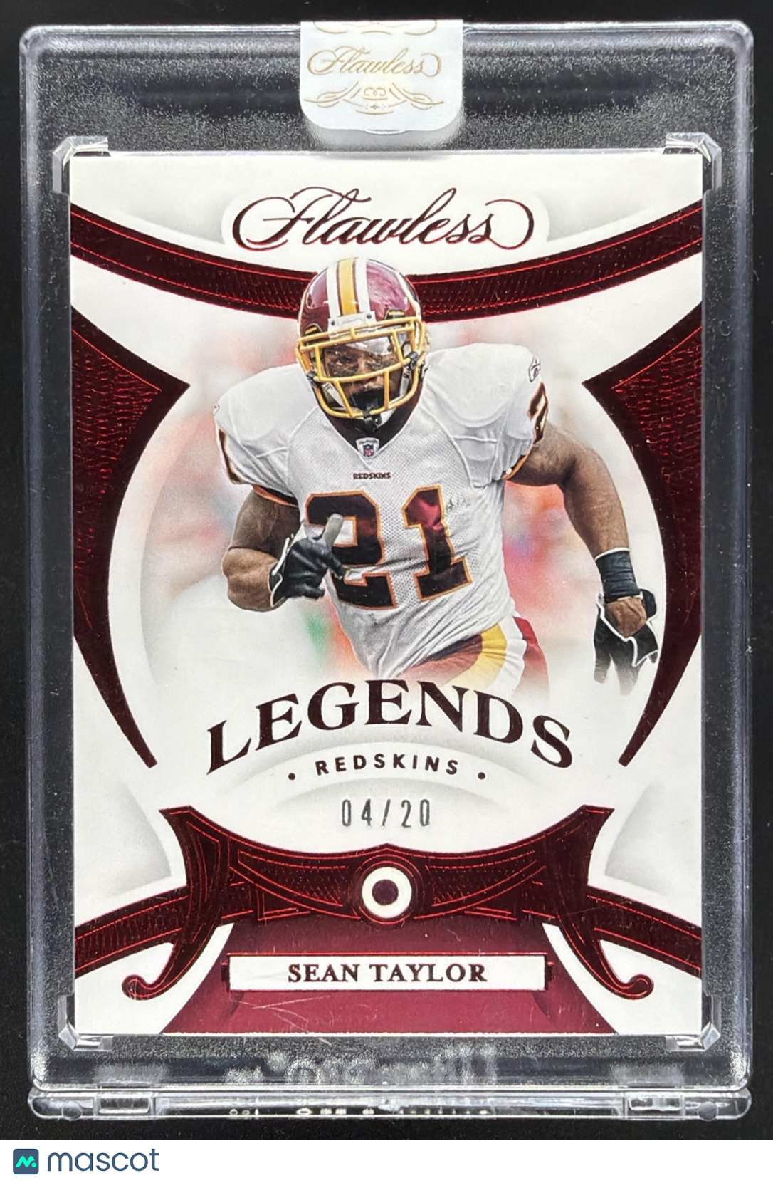 2020 Panini Flawless Sean Taylor #73 4/20