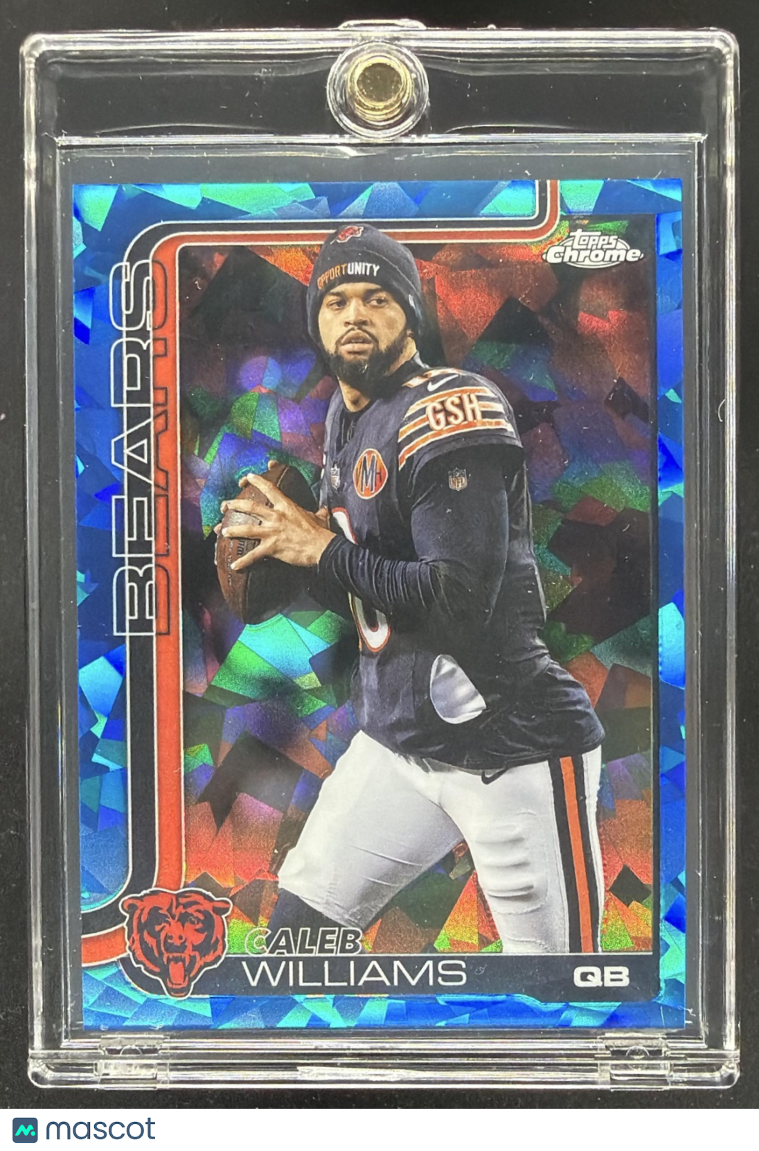 2025 Topps Chrome Caleb Williams #52 Sapphire Image Variation SP