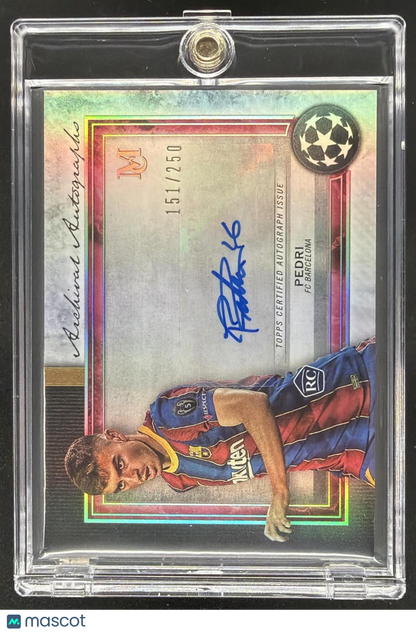 2021 Topps FC Barcelona Team Set Pedri #AU-P Auto 151/250