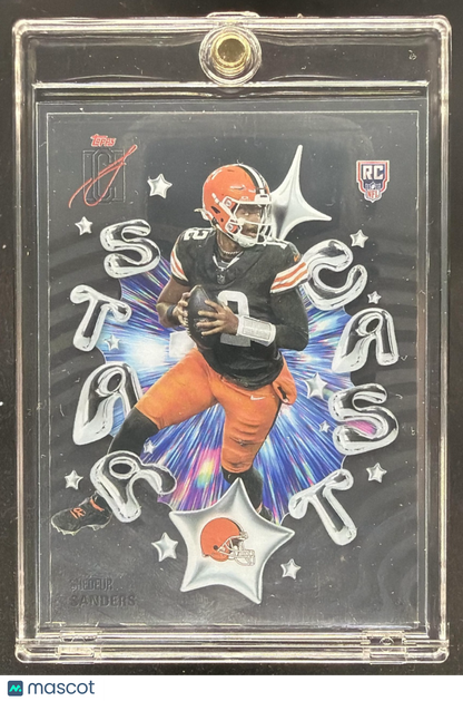 2025 Topps Signature Class Shedeur Sanders #SC-4 Star Cast SP RC