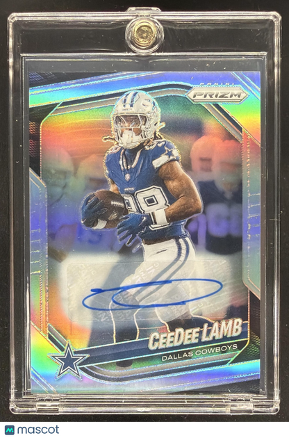 2025 Panini Prizm CeeDee Lamb #154 Auto Silver
