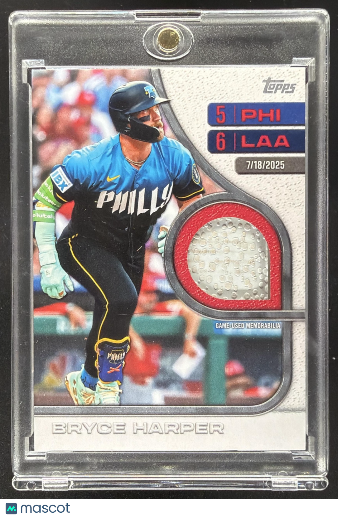 2026 Topps Series 2 Bryce Harper #RTB-BHR Rounding the Bases Relic MEM