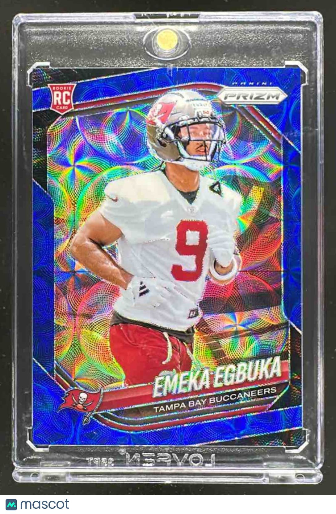 2025 Panini Prizm Emeka Egbuka #351 Choice Blue 1/14 RC