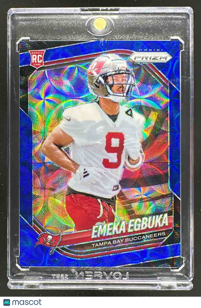2025 Panini Prizm Emeka Egbuka #351 Choice Blue 1/14 RC