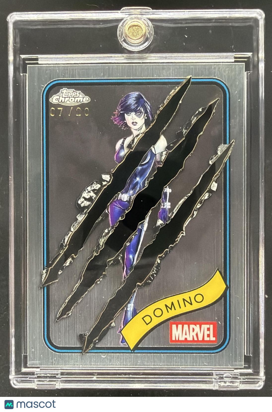 2025 Topps Chrome Marvel Sapphire Domino #154 /20