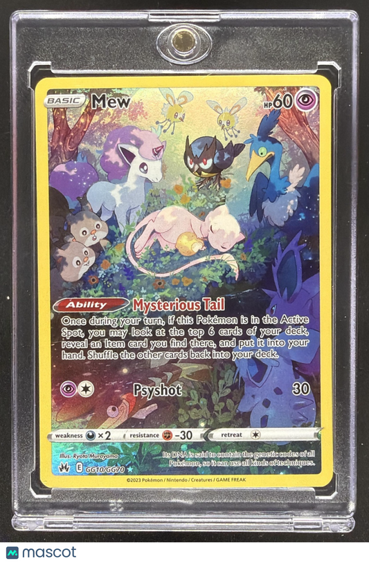 2023 Pokemon Sword & Shield Crown Zenith Mew #GG10/GG70 Galarian Gallery