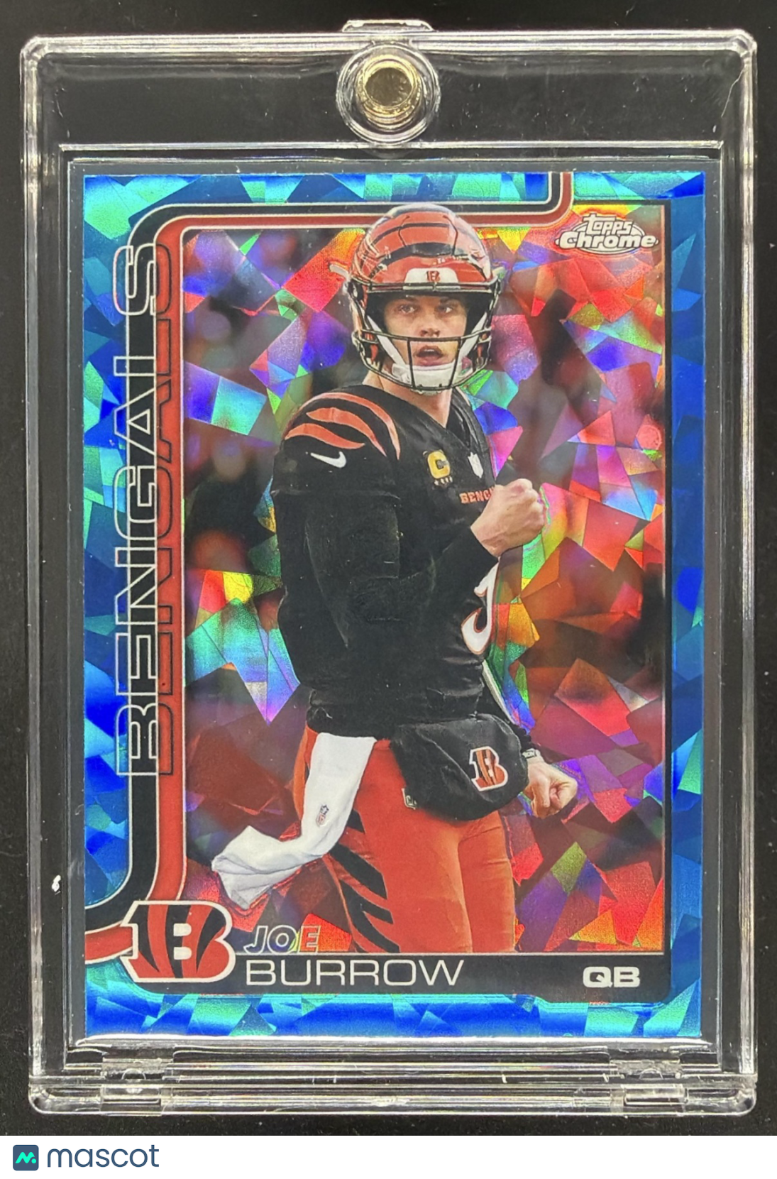 2025 Topps Chrome Sapphire Joe Burrow #61 Image Variation