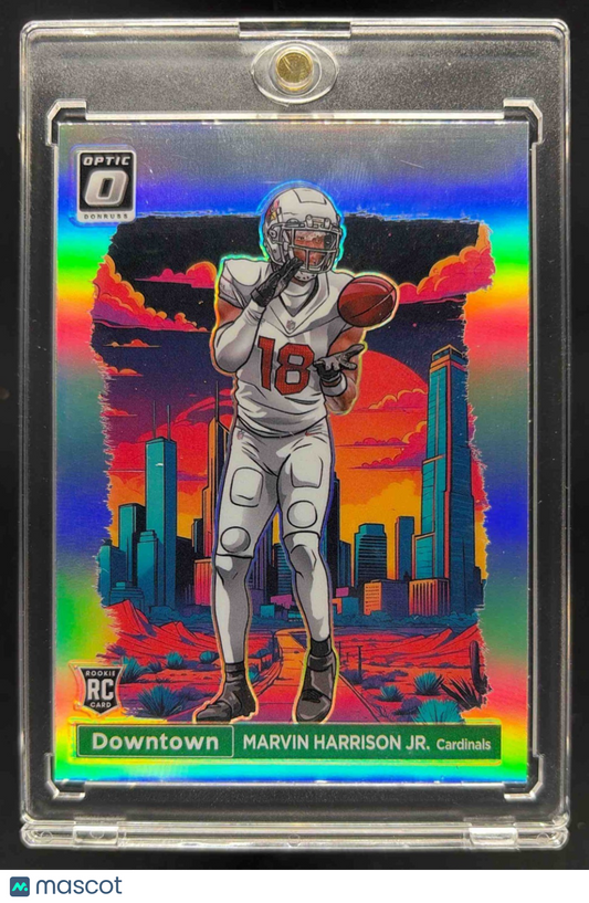 2024 Panini Donruss Optic Marvin Harrison Jr. #12 Downtown RC Case Hit