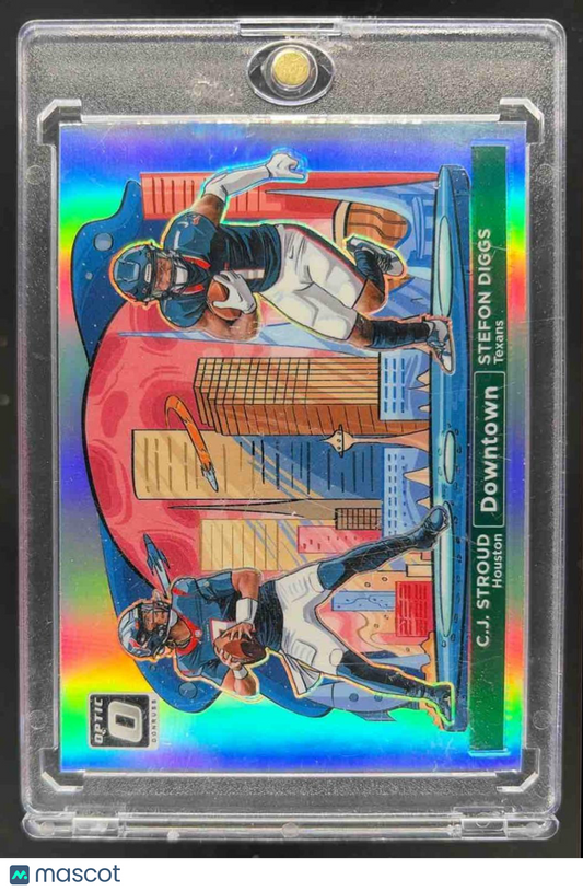 2024 Panini Donruss Optic C.J. Stroud Stefon Diggs Dual Downtown Texans