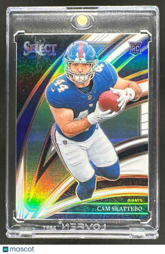 2025 Panini Select Cam Skattebo #294 Club Level White Prizm /35 RC