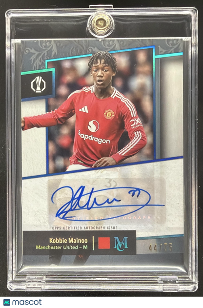 2024 Topps Museum Collection UEFA Club Kobbie Mainoo #AA-KM Archival Auto /75