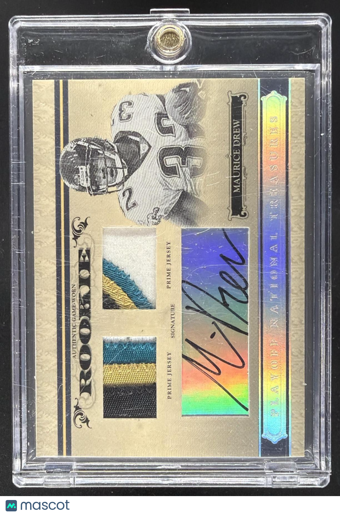 2006 Donruss Elite Maurice Drew #193 Status Auto Gold /24 RC