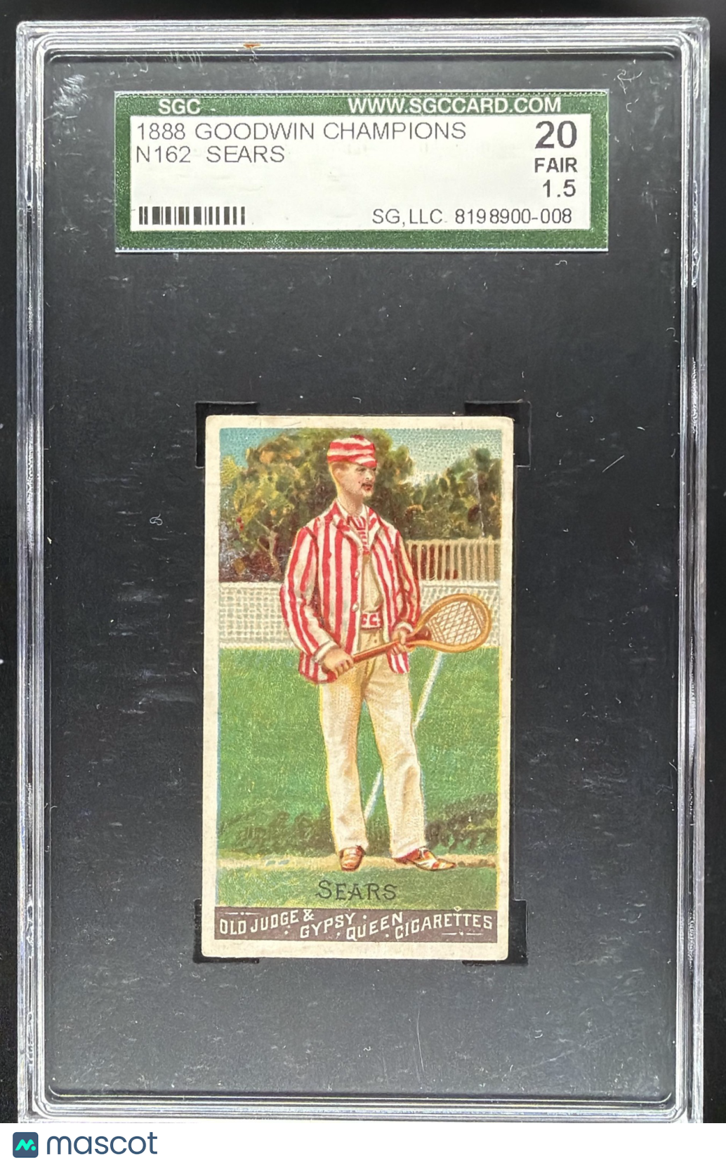 1888 Goodwin Champions N162 Sears SGC 1.5
