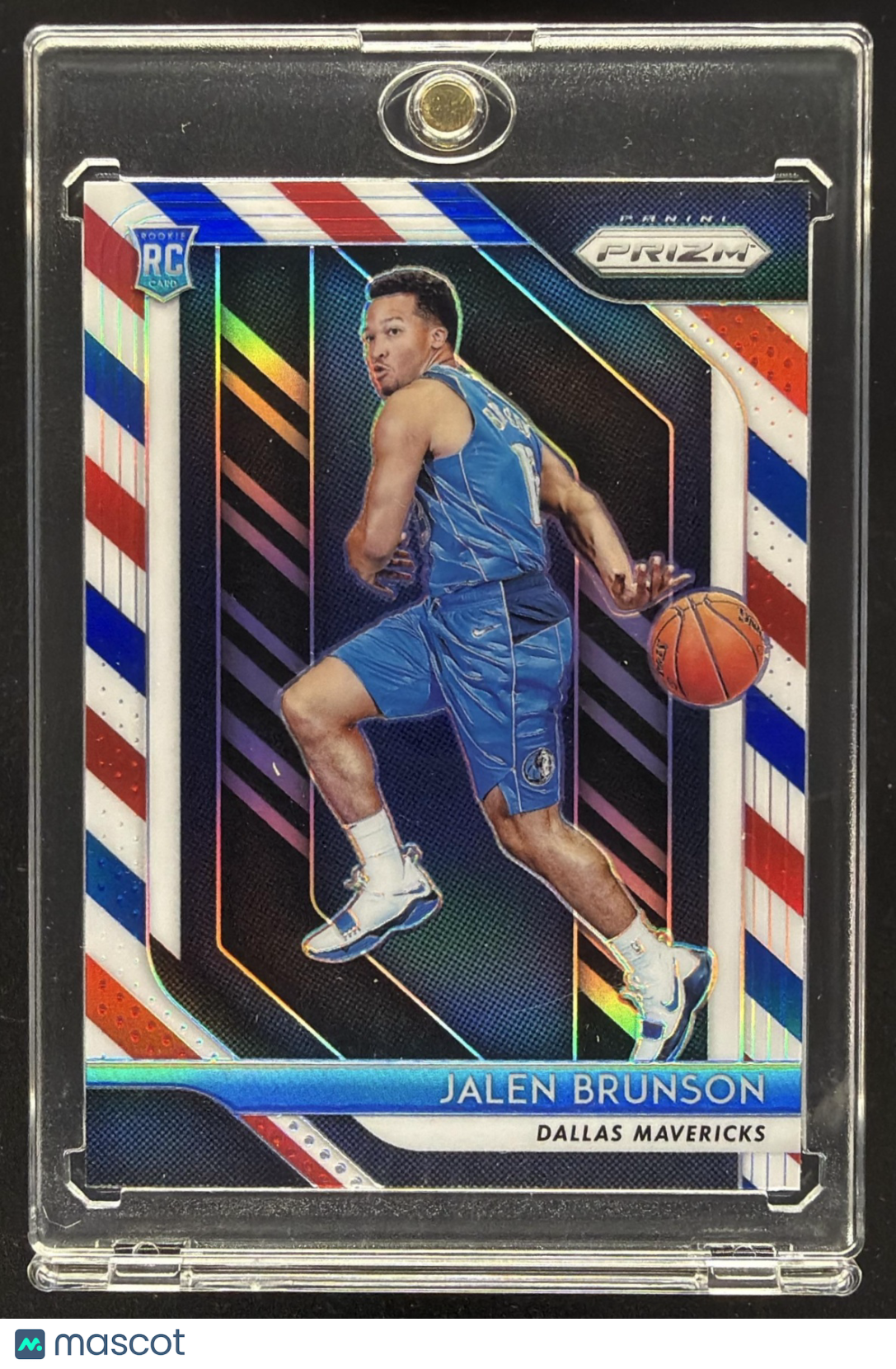 2018-19 Panini Prizm Jalen Brunson #250 RC Red White Blue