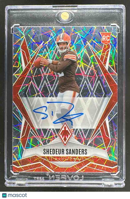2025 Panini Phoenix Shedeur Sanders #154 Laser RC Auto