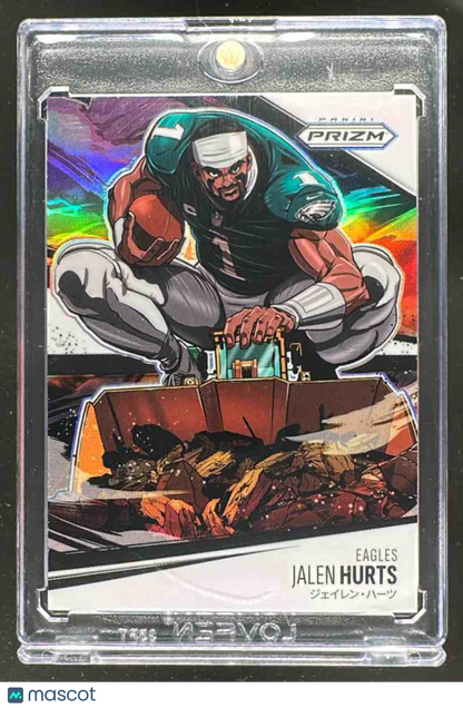 2025 Panini Prizm Jalen Hurts #2 Manga Case Hit Vertical Eagles