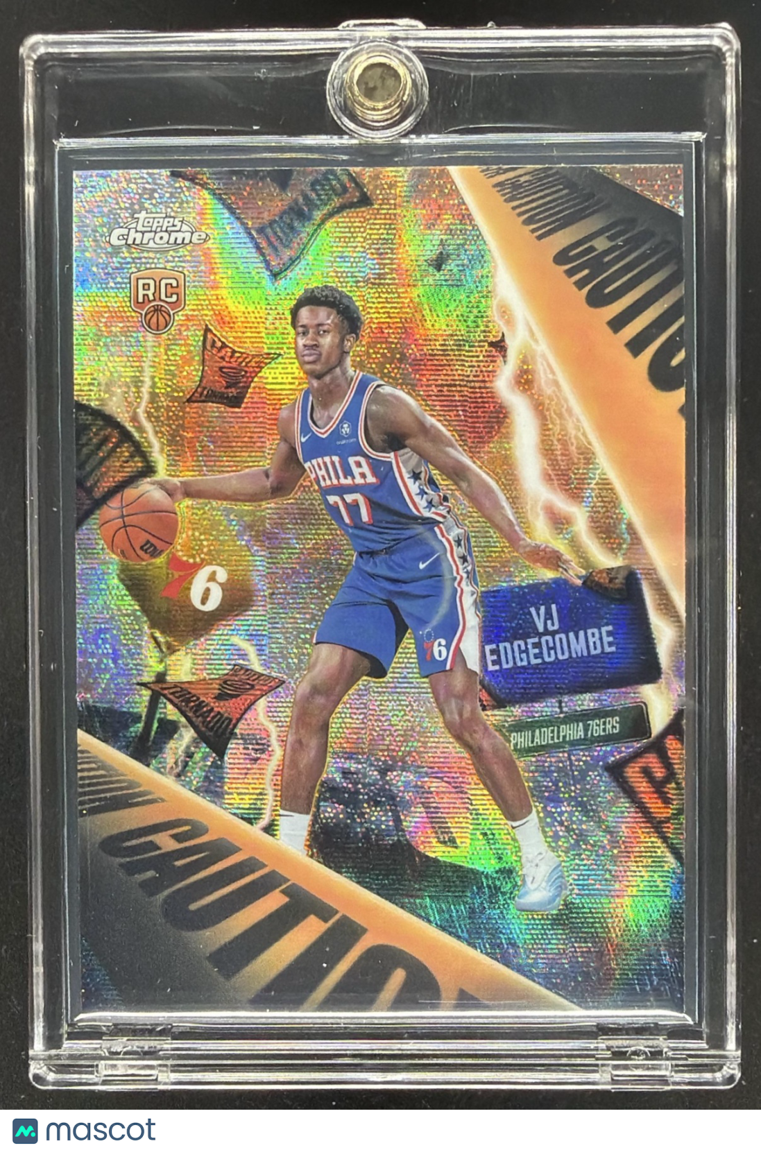 2025-26 Topps Chrome VJ Edgecombe #AD-3 Advisory RC SSP