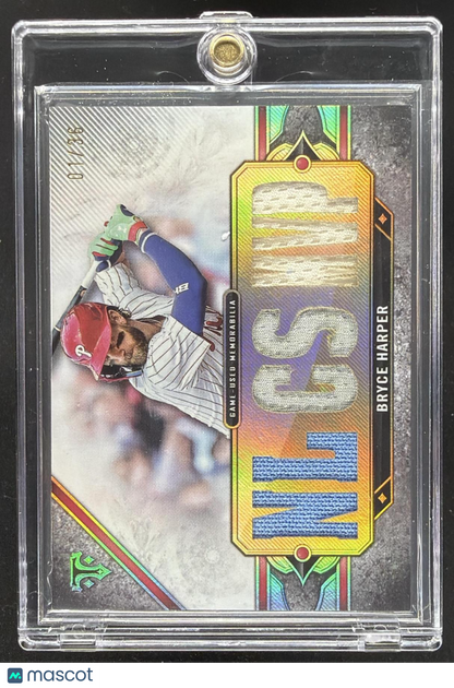 2024 Topps Triple Threads Bryce Harper #TTR-BH2 Relics 5/36