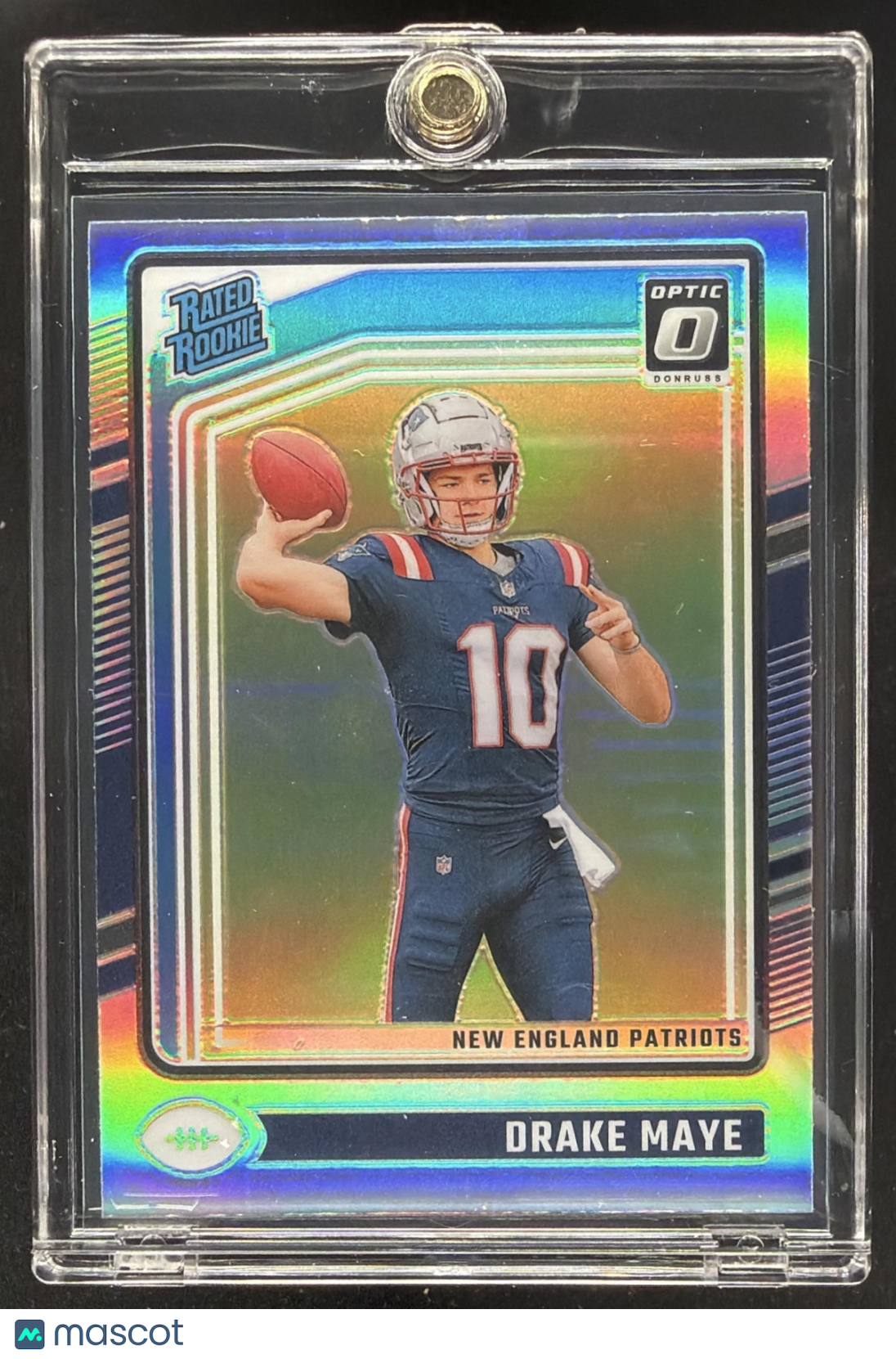 2024 Panini Donruss Optic Drake Maye #229 Holo Rated Rookie