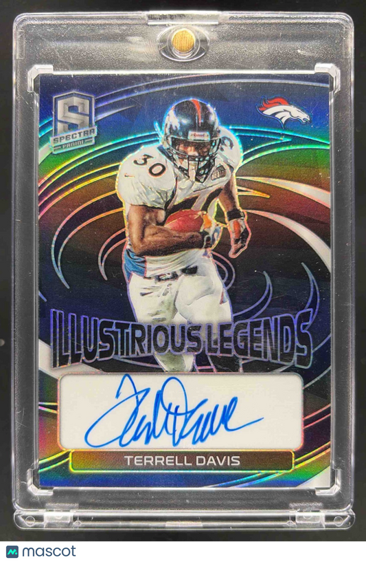 2023 Panini Spectra Terrell Davis #IL-TD Illustrious Legends 19/49 Auto