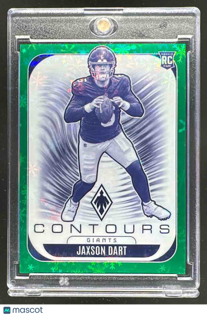 2025 Panini Phoenix Jaxson Dart #200 Green Seismic 28/75 RC