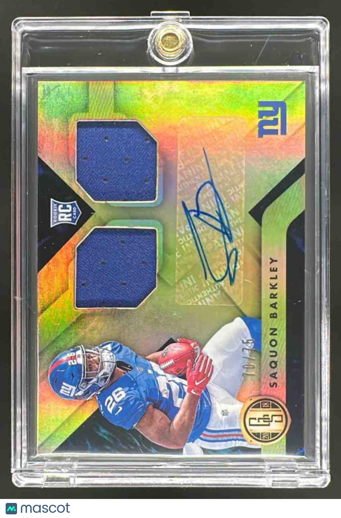 2018 Panini Gold Standard Saquon Barkley #243 70/75 RC Auto