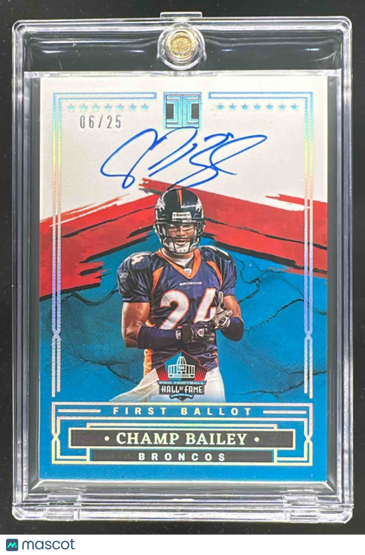 2023 Panini Impeccable Champ Bailey #1ST-CB First Ballot Signatures /25 Auto