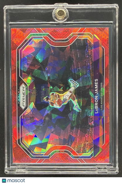 2020-21 Panini Prizm LeBron James #1 Red Ice Prizms