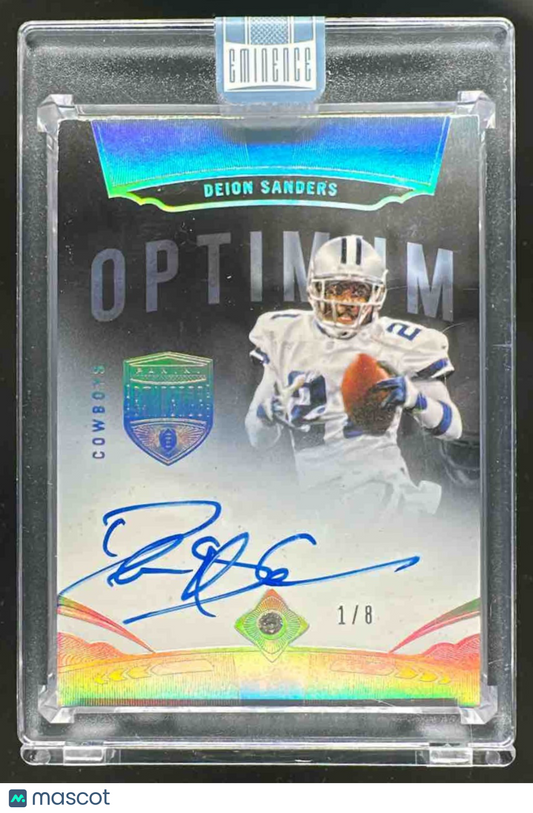 2021 Panini Eminence Deion Sanders Optimum Diamond 1/8 Auto