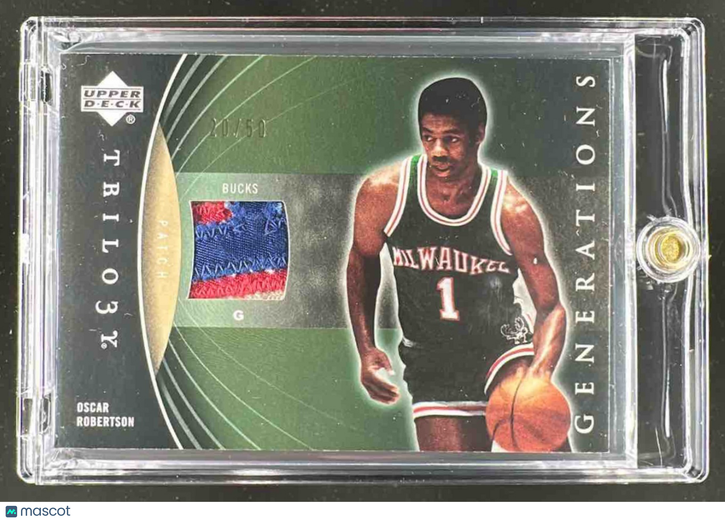 2006 Upper Deck Trilogy Oscar Robertson #PM-OR /50 Patch