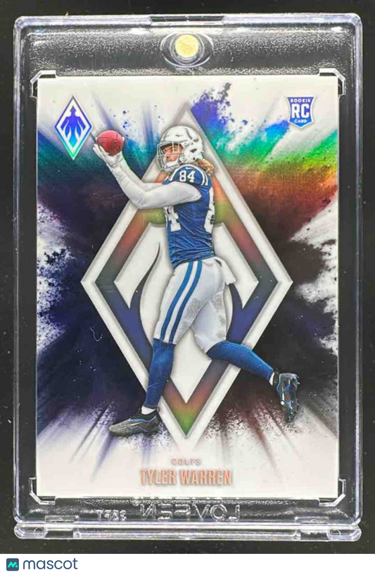 2025 Panini Phoenix Tyler Warren #2 Color Blast RC SSP Colts