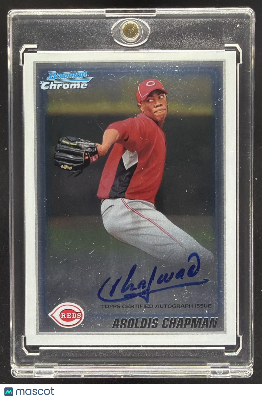 2010 Bowman Chrome Aroldis Chapman #BCP199 Prospects Auto