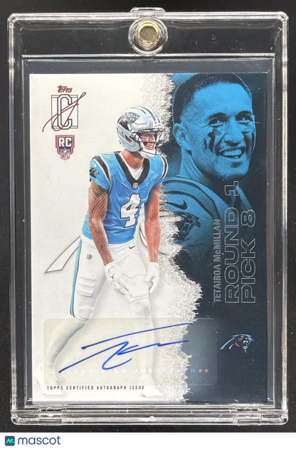 2025 Topps Signature Class Tetairoa McMillan #230 Rookie Auto RC