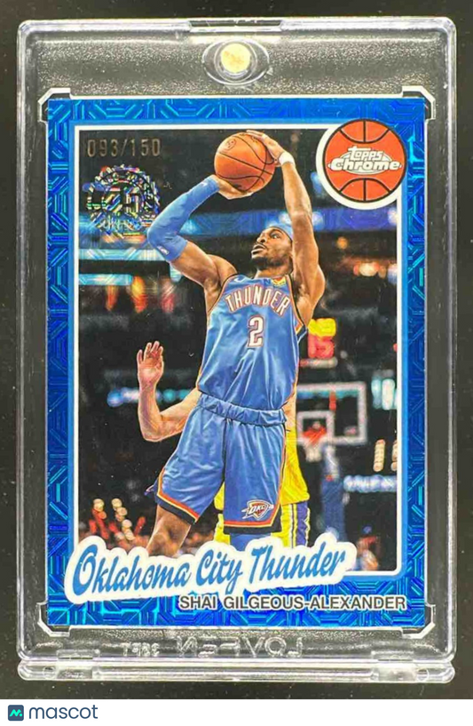 2025 Topps Chrome Shai Gilgeous-Alexander #TC-SG 1980-81 Chrome Refractor /150