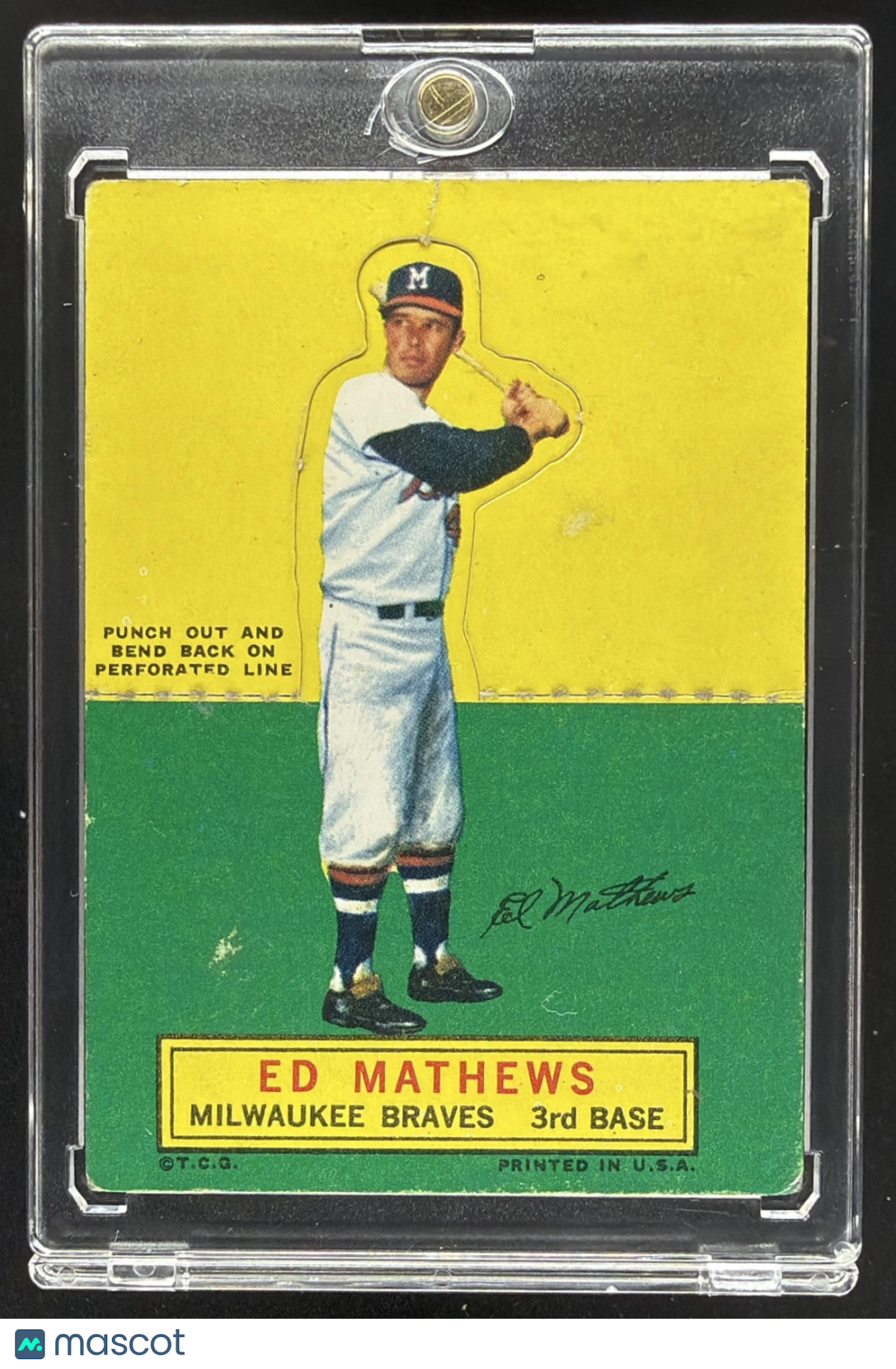 1964 Topps Ed Mathews Stand Ups