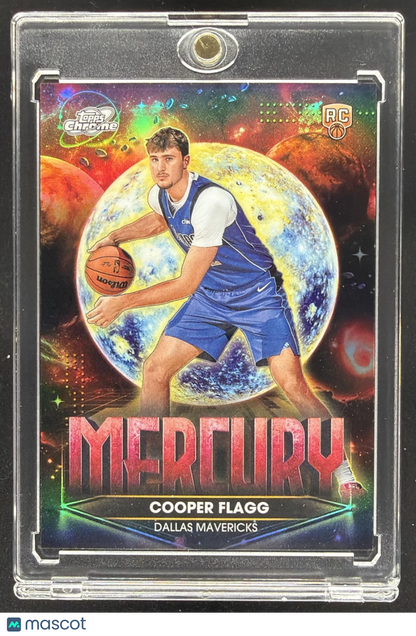 2025-26 Topps Cosmic Chrome Cooper Flagg #PPM-8 Planetary Pursuit Mercury RC SSP