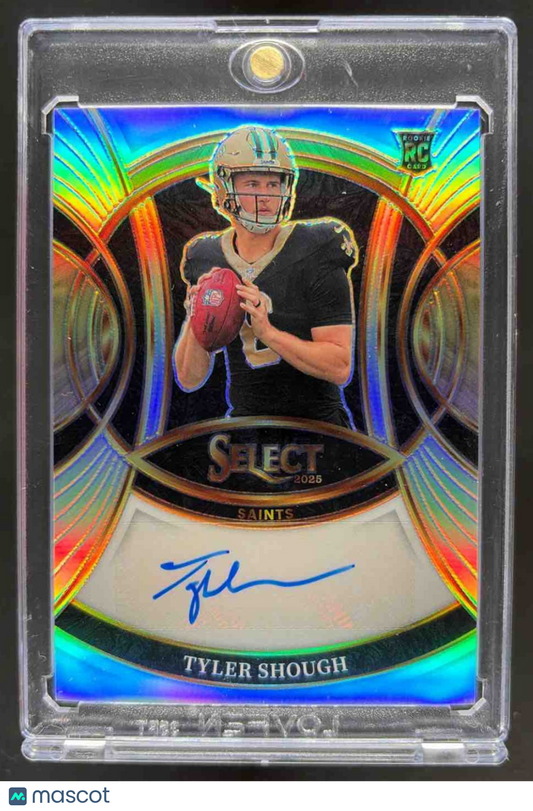 2025 Panini Select Tyler Shough #RSI-TSH Silver RC Auto Saints