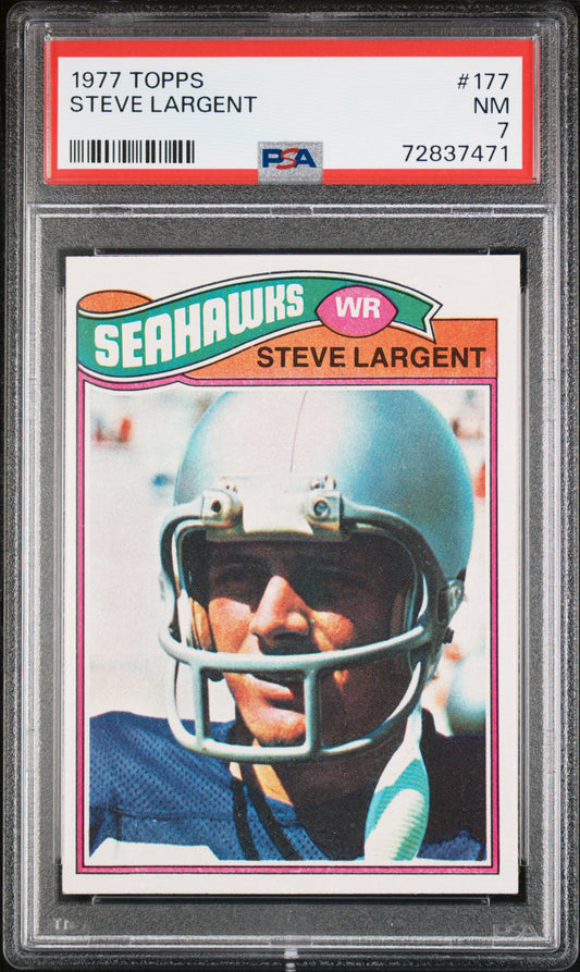 1977 Topps Steve Largent PSA 7 RC
