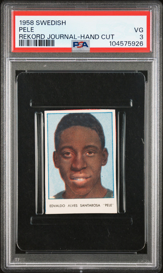 1957 Sweish Rekord Journal Pele PSA 3