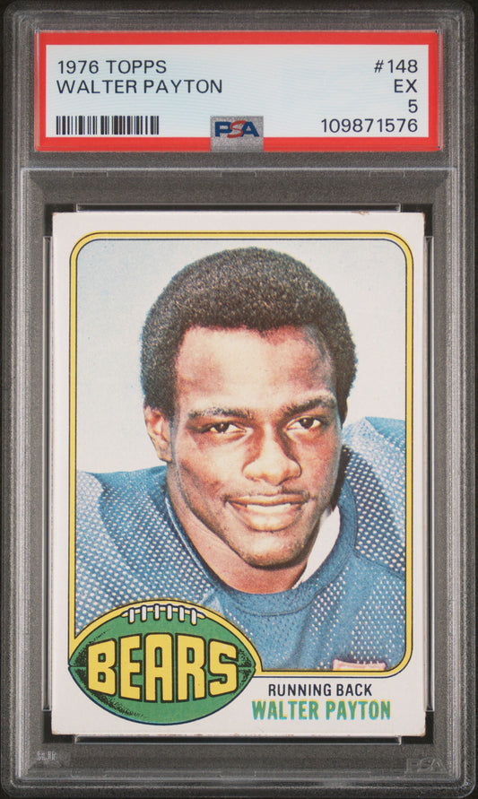 1976 Topps Walter Payton PSA 5 RC