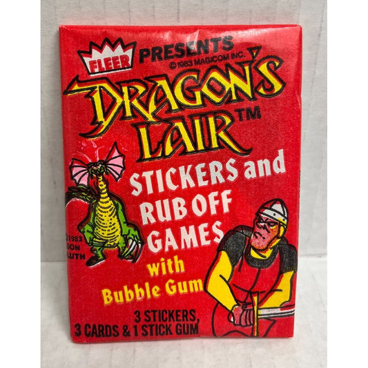 1983 Fleer Dragons Lair Wax Pack